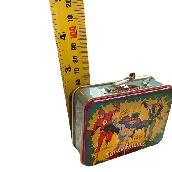 Hallmark Keepsake Super Friends Lunch Box Set (2000) DC Comics with Thermos - Picture 8 of 8